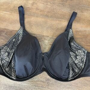 M&S Black Underwire Bra Size 40D‎